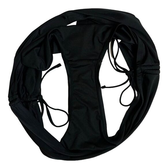Time and Tru High Waisted Swim Bikini Bottoms - Black - Size 2x / 20 - 22 - Picture 4 of 6